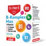B-Komplex Max+C-vitamin+Inozitol+Szerves Cink 60 db kapszula  DR Herz