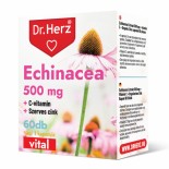 Echinacea 500 mg+C-vitamin+Szerves Cink 60 db kapszula Dr.Herz
