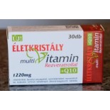 Életkristály Multivitamin Rezveratrol Q10 tabletta