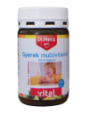 Multivitamin Gyerek tabletta 60 db Dr.Herz 