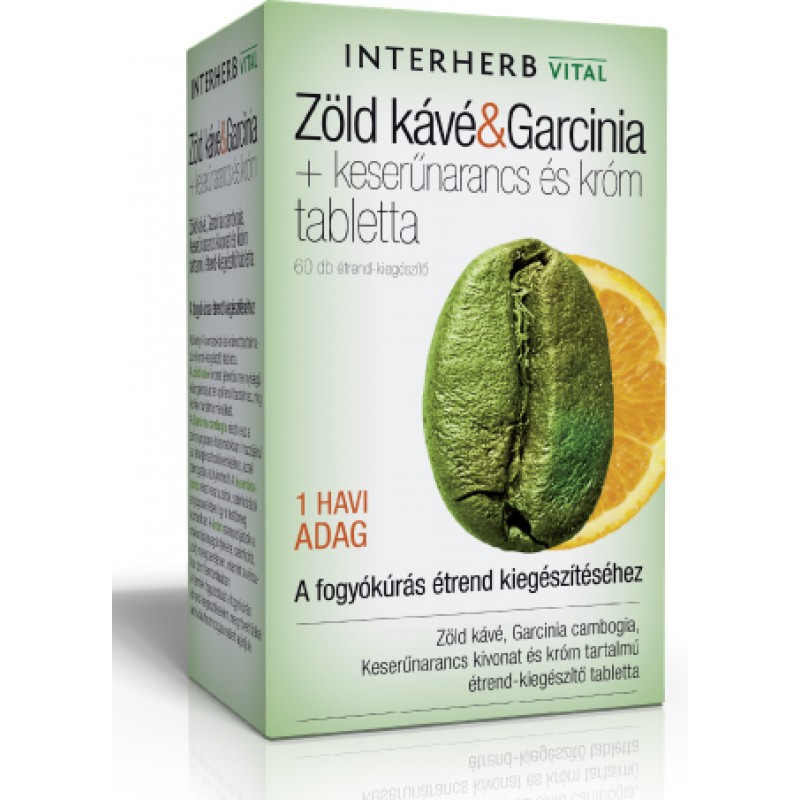Interherb Vital Zöld kávé & Garcinia tabletta